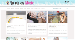 Desktop Screenshot of la-vie-en-mode.fr