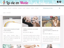 Tablet Screenshot of la-vie-en-mode.fr